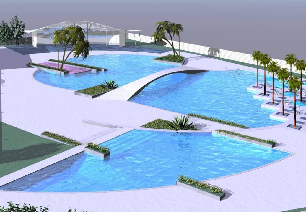 Planung Hotelanlage Pool